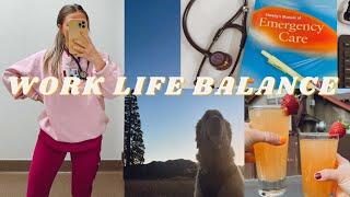 REGISTERED NURSE WEEK IN THE LIFE work life balance 3 shifts in the ER + lumineers concert vlog