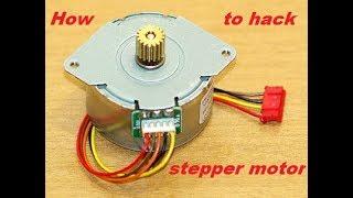 Simple best life hack run a 12v stepper motor without a driver