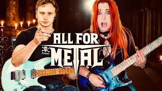 ALL FOR METAL  Valkyries In The Sky  Guitar Playthrough feat. Tim Hansen of INDUCTION