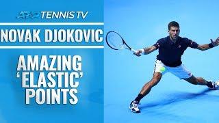 Amazing Novak Djokovic Elastic Points