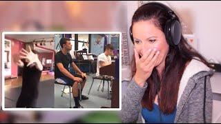 Vocal Coach Reacts -AMAZING Singers caught on camera