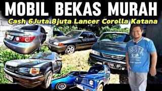 Lapak Mobil Bekas Harga Merakyat 6 Jutaan City Alnew corolla Katana Lancer Sonic Garasi Fahmi