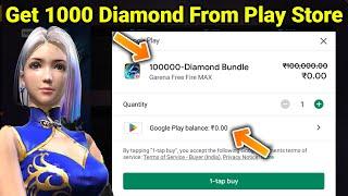 How to Get Free 1000 Rupees Google Play Redeem Code From Google Play Store - Garena free fire