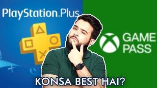 XBOX Game Pass vs PlayStation Plus Comparison  Which Is Better HINDI