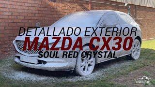 DETALLADO EXTERIOR MAZDA CX30 SOUL RED  Foam  ASMR
