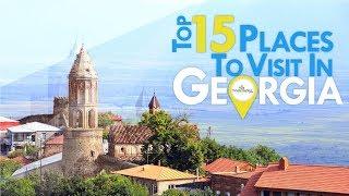 TOP 15 Places To Visit In Georgia  Tbilisi - Place You Must Visit in 4K