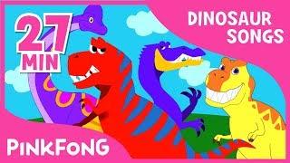Tyrannosaurus Rex and 23+ songs Dinosaur Songs  + Compilation  Pinkfong Songs for Children