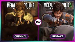 Metal Gear Solid Delta vs Metal Gear Solid 3 - Original vs Remake - Early Graphics Comparison