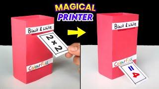 New Magic paper printer  Black & White to colour magic toy  Homemade colour changing toy