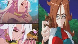 DRAGON BALL FIGHTERZ Android 21 ALL Eaten Characters & Killed By