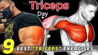 9 Best Triceps Exercises To Build Huge ARMS -  Triceps Day