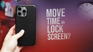 Can You Move Time on iPhone Lock Screen? explained