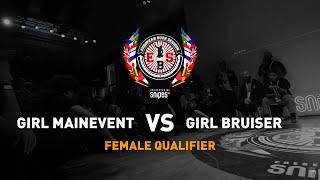 Girl Mainevent vs Girl Bruiser  Female Qualification  EBS World Championship 2022