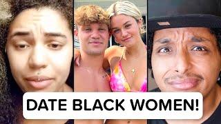 Black Women are MAD AT WHITE MEN for dating white women