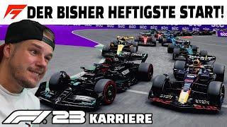 Der heftigste Start in ein Rennen  F1 23 Mercedes KARRIERE #18 Jeddah GP