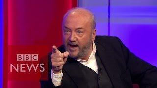 You killed a million people in Iraq George Galloway tells Jacqui Smith - BBC News