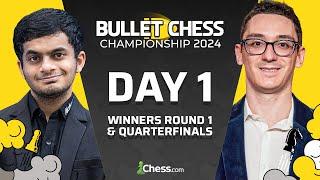 Hikaru Alireza Anish Jose & Co Battle For The Bullet Crown Bullet Chess Championship 2024 R1+QFs