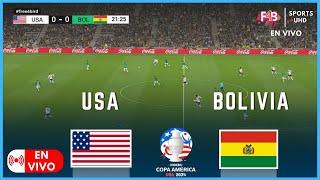 USA VS BOLIVIA  EN VIVO   COPA AMÉRICA 2024  SIMULACIÓN Y PUNTUACIÓN EN VIVO #copaamerica