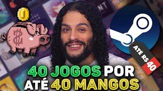 Guia de 40 JOGOS BONS no precinho