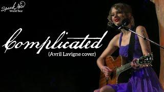 Taylor Swift - Complicated Cover Live on the Speak Now World Tour