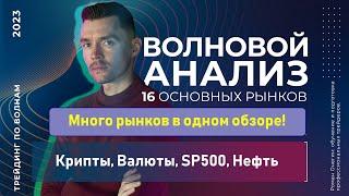 7 Августа Волновой анализ Биткоин Криптовалюты Валюты SP500 Нефть