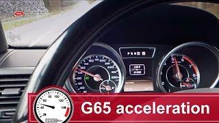 Mercedes-Benz G65 AMG acceleration video