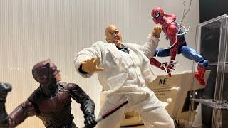 Daredevil & Spiderman vs Kingpin STOP MOTION