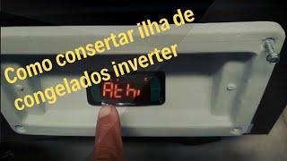 Como resolver alarme Athi em controlador de temperatura de ilha Inverter de congelados