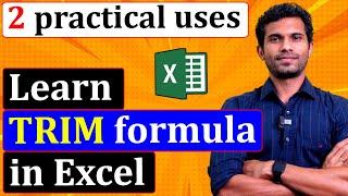 How to use the TRIM Function in Excel