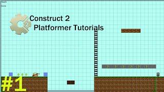 #1 Complete Platformer Tutorial - Main Menu Construct 2