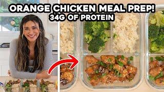 Orange Chicken Meal Prep High Protein Low Carb and Keto Friendly