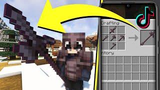 Ich teste 9 VIRALE MINECRAFT TIKTOKS die fast alle FUNKTIONIEREN