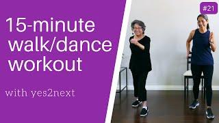 15 minute Walk Dance Cardio for Fat Loss  Seniors and Beginner Exercisers