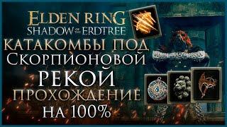 Катакомбы под Скорпионовой рекой Прохождение Все НПС Все Боссы  Все Секреты и Предметы Elden Ring