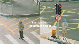 how edit like Portra 400 preset  Instagram feed  lightroom presets FREE download