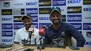 Karunaratne and Mendis speak out on victorious 2nd Test against Ireland