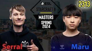 Wiederholungsfinale -  Serral Z vs  Maru T - FINALE -  ESL SC2 Masters 2024 Spring - 2313