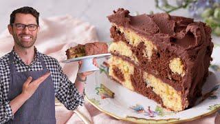 Easy Marble Cake Recipe  Preppy Kitchen