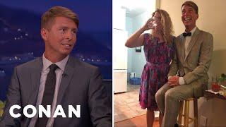 Jack McBrayer Looks Like A Ventriloquist Dummy  CONAN on TBS