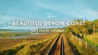 Relax and let the world go by on this Great British journey along the Devon coast  4K Train Journey