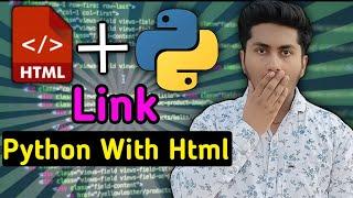 Link Python With HTML  Python Script in Html