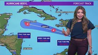 Tracking Hurricane Beryl Where the massive storm is headed now