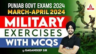 Military Exercise 2024  Military Exercise Current Affairs 2024  MCQs By Gagan Sir