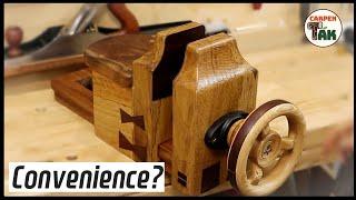  I made a sturdy and usable bench top vise that I can later pass down to my son  Fine Woodworking