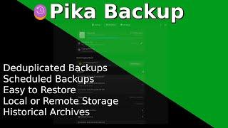 Pika Backup -An open source linux backup solution that rivals the ease of Time Machine