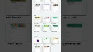 Take your Google Forms from boilerplate to really great with these templates   #Shorts