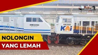 BARU SEBULAN UDAH GANGGUAN ️ Lokomotif Ganda KA 141 Fajar Utama Yogyakarta #keretaapiindonesia