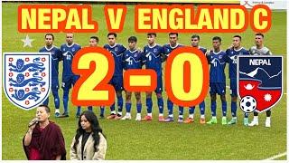 England C 2 - 0 Nepal  Goals Highlights  EBB Aldershot Stadium