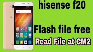 Hisense f20 flash file How to Read with cm2