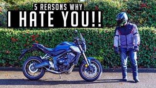 5 things I HATE about my Honda CB650R